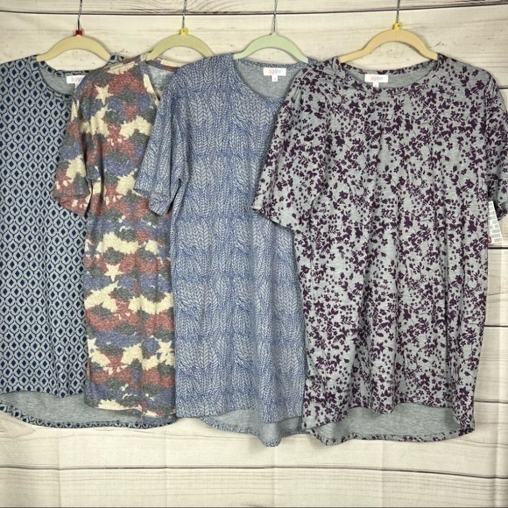 Lularoe set of 4 Patrick t shirts unsex size S NWT